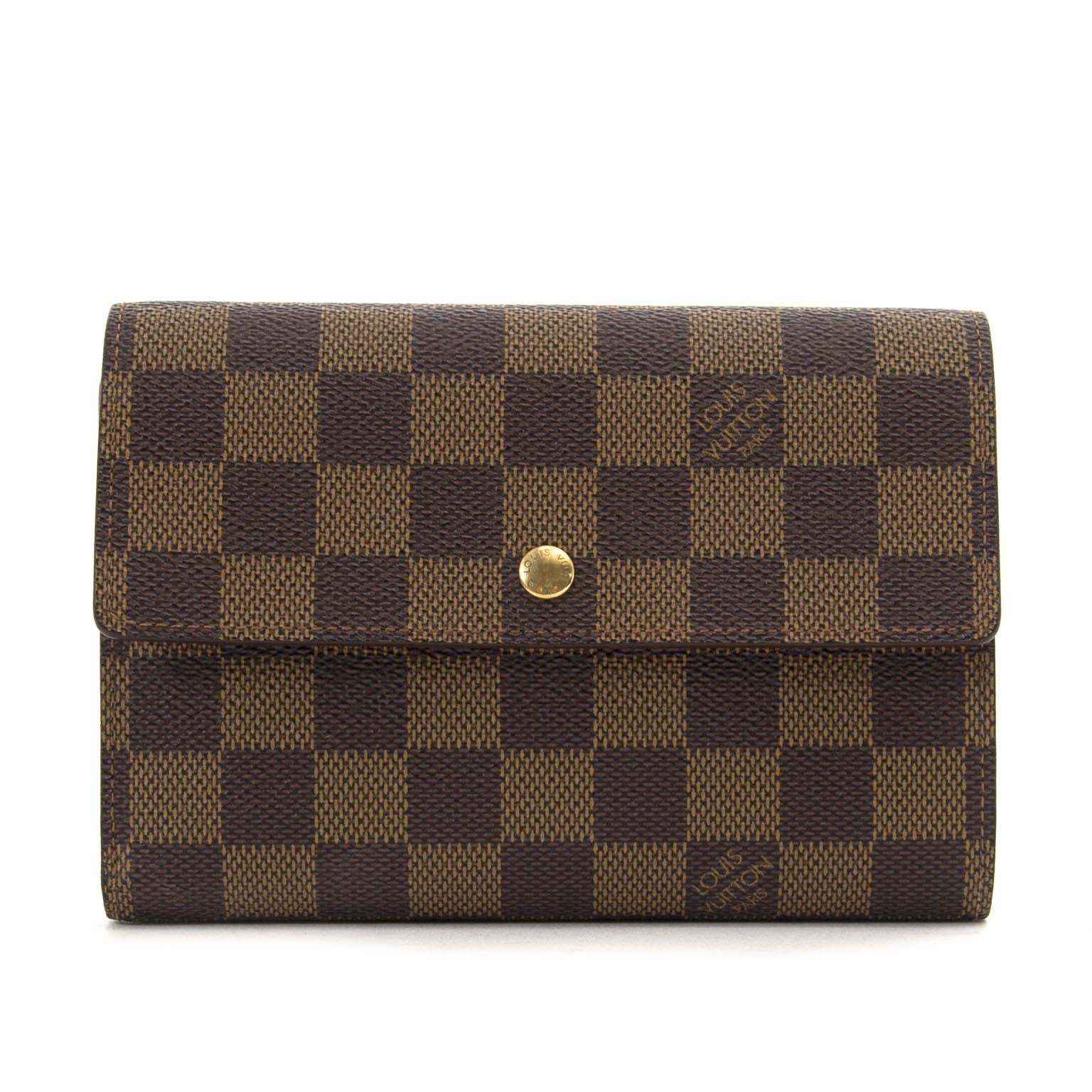 Louis Vuitton Medium Trifold Damier Ebene Wallet