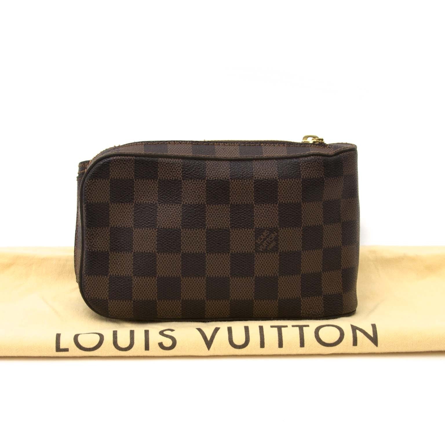 buy authentic louis vuitton damier ebene geronimos bag at labellov vintage fashion webshop belgium