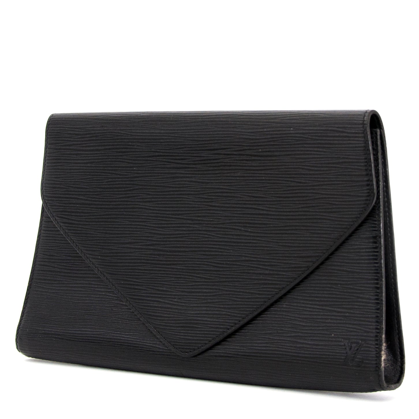 shop safe online your secondhand Louis Vuitton Black Epi Art Deco Clutch