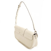 Louis Vuitton White Epi Leather Montaigne Clutch Bag now for sale at labellov vintage fashion webshop belgium