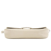 Louis Vuitton White Epi Leather Montaigne Clutch Bag now for sale at labellov vintage fashion webshop belgium