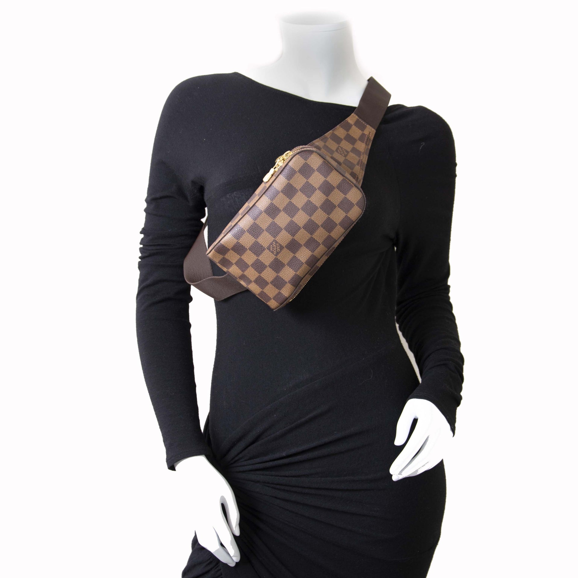 Louis Vuitton Geronimos Damier Ebene Cross Body Belt Bag te koop bij Labellov in Antwerpen