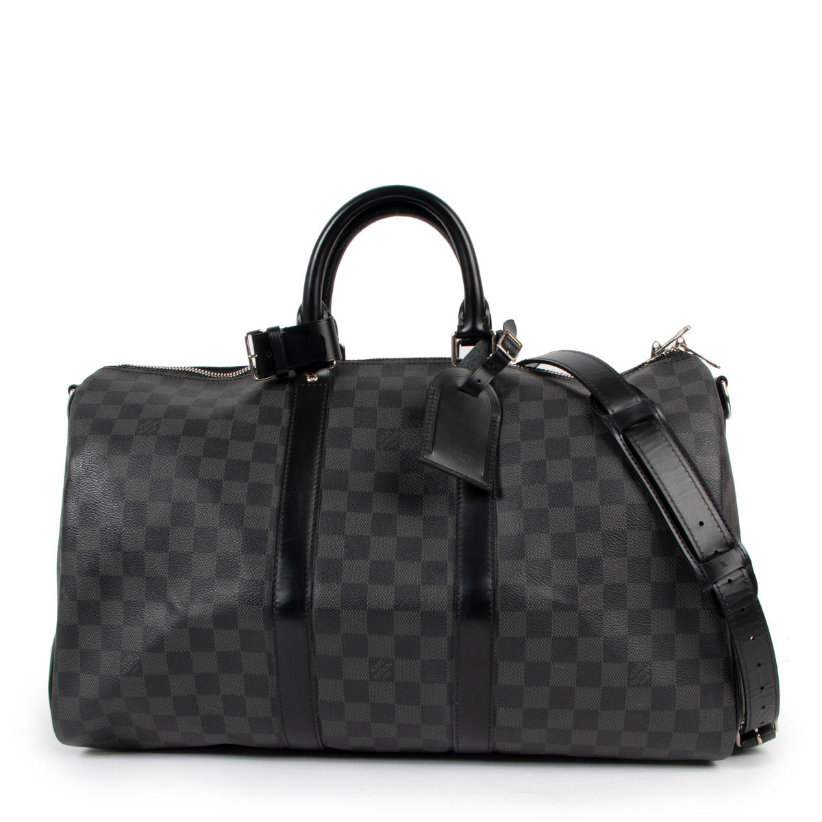 Louis Vuitton Keepall Bandoulière 45 Toile Damier Graphite