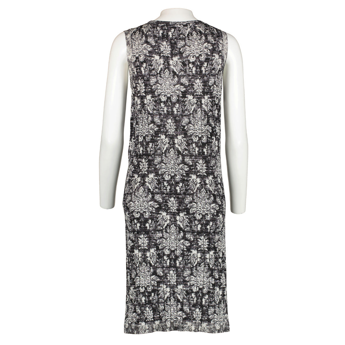 Louis Vuitton Resort 2015 Cut-out Glitter Lamé Wool Dress - Size M