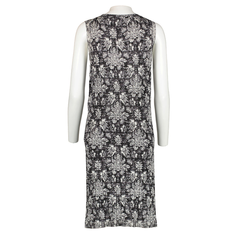 Louis Vuitton Resort 2015 Uitgesneden glitterlamé wollen jurk - Maat M