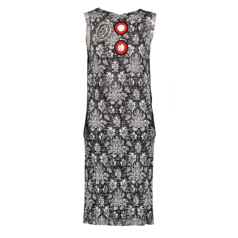 Louis Vuitton Resort 2015 Uitgesneden glitterlamé wollen jurk - Maat M