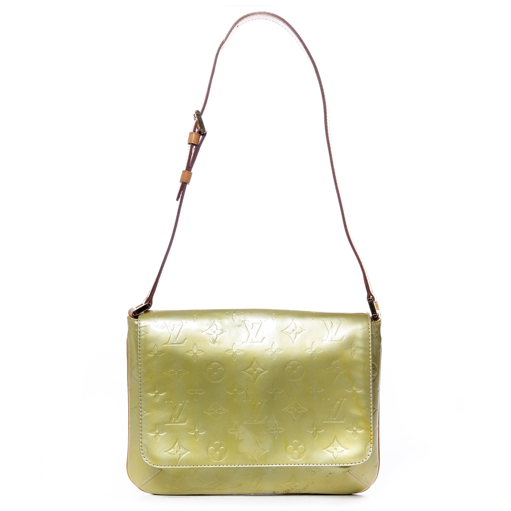 louis vuitton yellow monogram vernis thompson street bag now for sale at labellov vintage fashion webshop belgium
