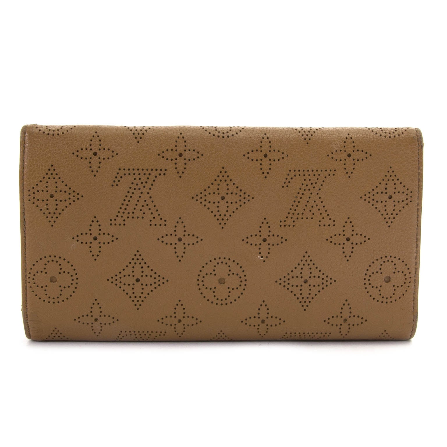 achetez Louis Vuitton Cognac Leather Amelia Wallet chez labellov.com