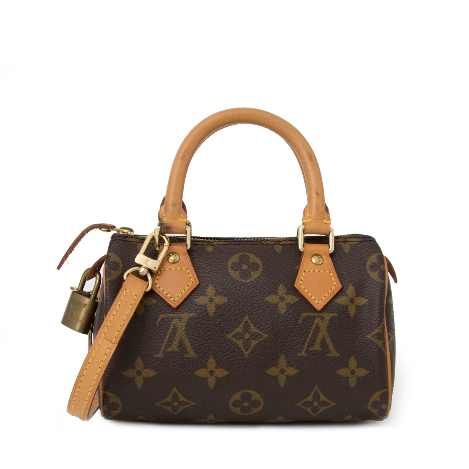 Authentieke Louis Vuitton Nano Speedy voor de juiste prijs bij LabelLOV vintage webshop. Veilig online winkelen. Luxe, vintage, mode. Antwerpen, België.