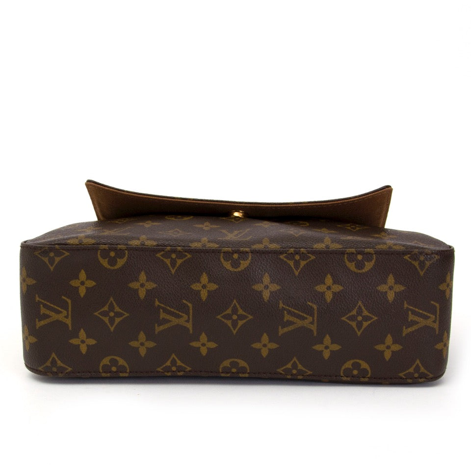 acheter en ligne pour le meilleur prix sac a main Louis Vuitton Monogram Canvas Mini Looping comme neuf