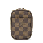 Authentieke Tweedehandse Louis Vuitton Damier Canvas Etui Okapi PM Bag juiste prijs veilig online shoppen luxe merken webshop winkelen Antwerpen België mode fashion