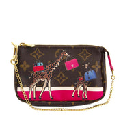 Louis Vuitton Mini Pochette Accessoire Giraffe Xmas Limited Edition for the best price at Labellov