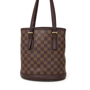 Searching for a Louis Vuitton Petit Bucket Bag in Damier Ebene? Buy yours now on Labellov luxury vintage