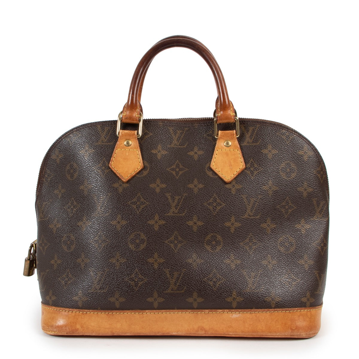 Buy online an authentic second hand Louis Vuitton Alma PM Monogram Canvas handbag in good preloved condition at Labellov at Antwerp.