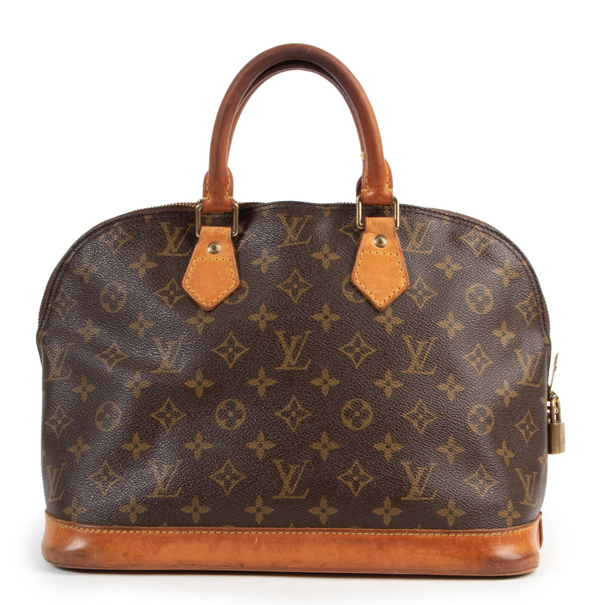 Shop authentic second hand designer luxury bag Louis Vuitton Vintage Alma PM Monogram Canvas Handbag at Labellov