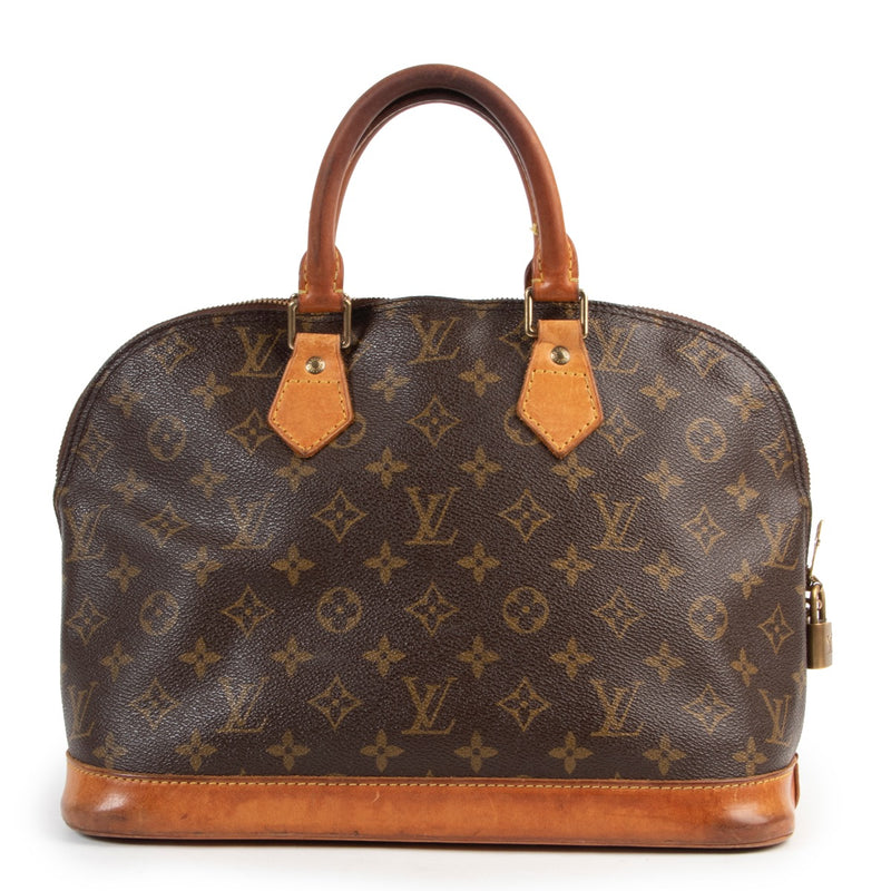 Shop authentic second hand designer luxury bag Louis Vuitton Vintage Alma PM Monogram Canvas Handbag at Labellov