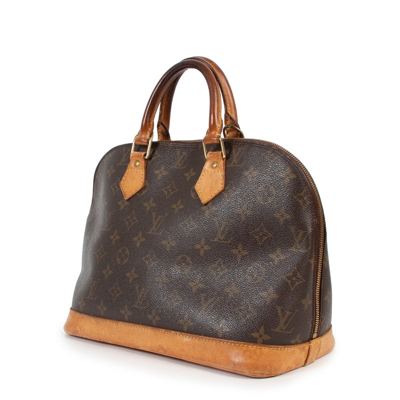 Buy online an authentic second hand Louis Vuitton Alma PM Monogram Canvas handbag in good preloved condition at Labellov at Antwerp.
