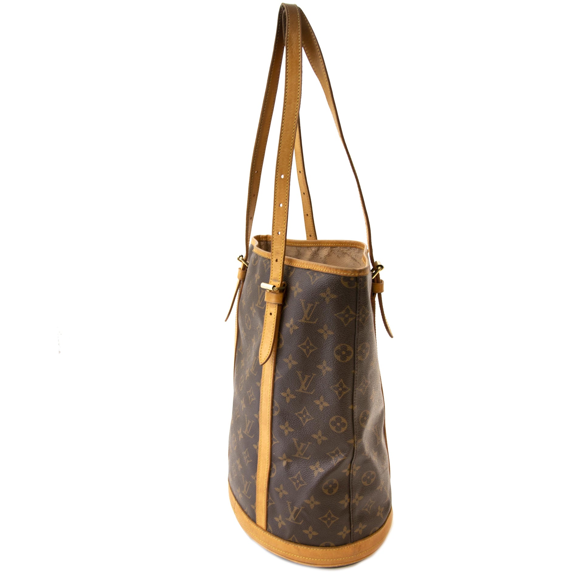 Authentique seconde main vintage Louis Vuitton Bucket Tote Bag achète en ligne webshop LabelLOV