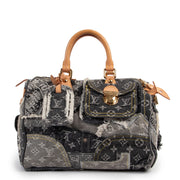 Original Louis Vuitton Grey Monogram Top handle in very good condition for sale on Labellov vintage site for 2nd hand designers