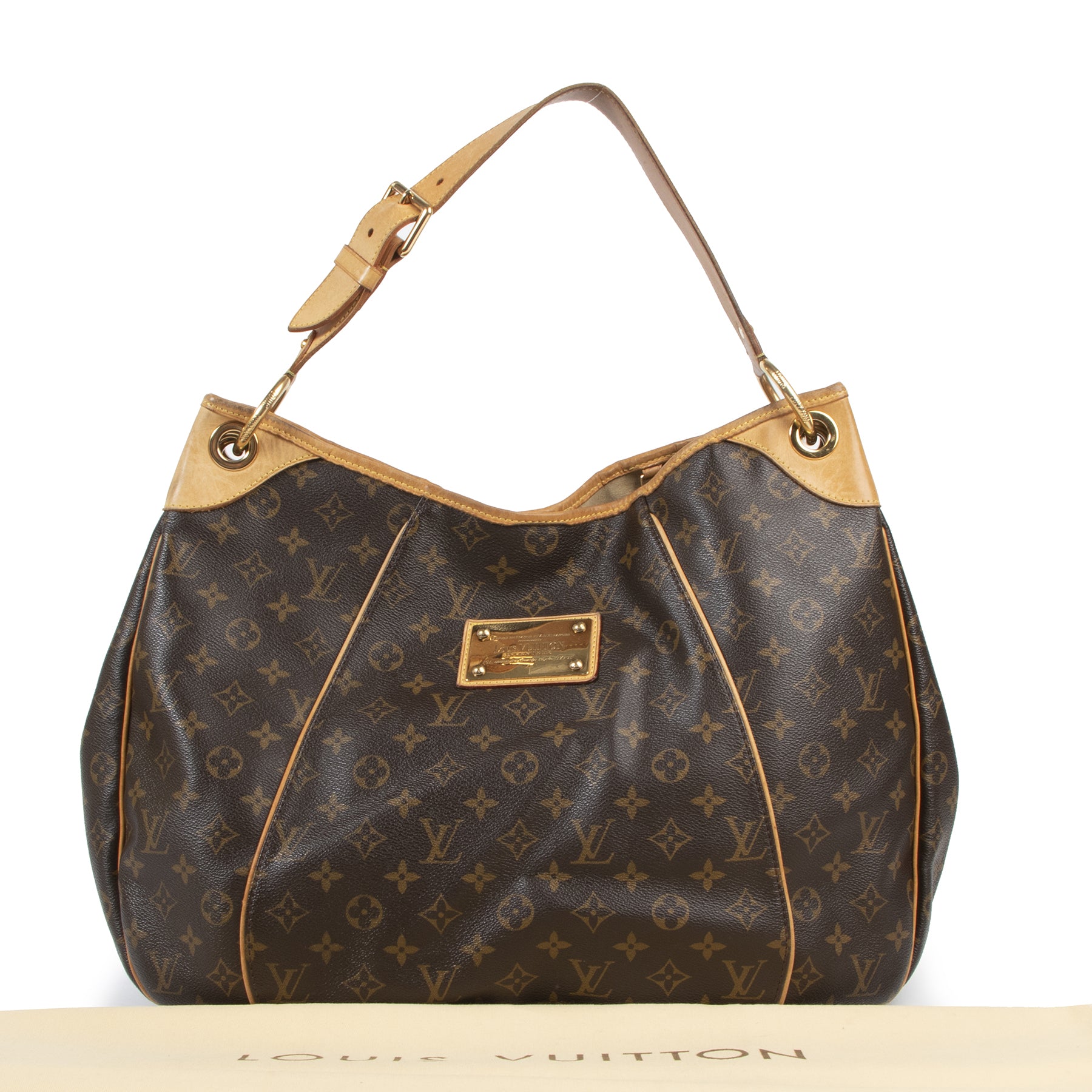 Authentic secondhand Louis Vuitton Monogram Canvas Galliera GM Bag designer bags fashion luxury vintage webshop safe secure online shopping