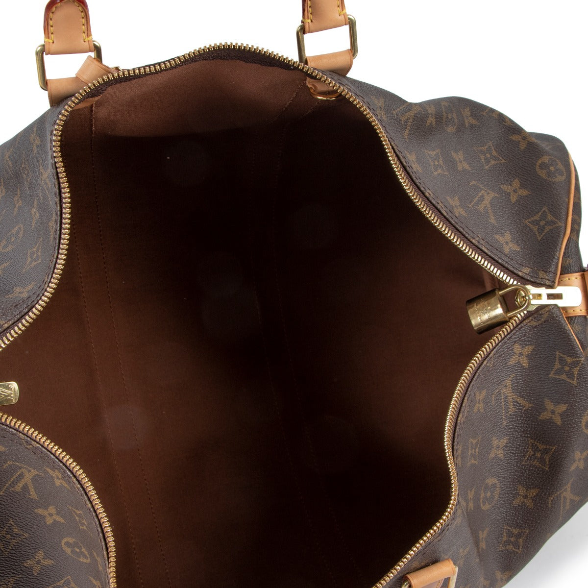 Shop online authentic second hand luxury designer Louis Vuitton Keepall Bandoulière 50 Monogram Canvas Bag on Labellov.