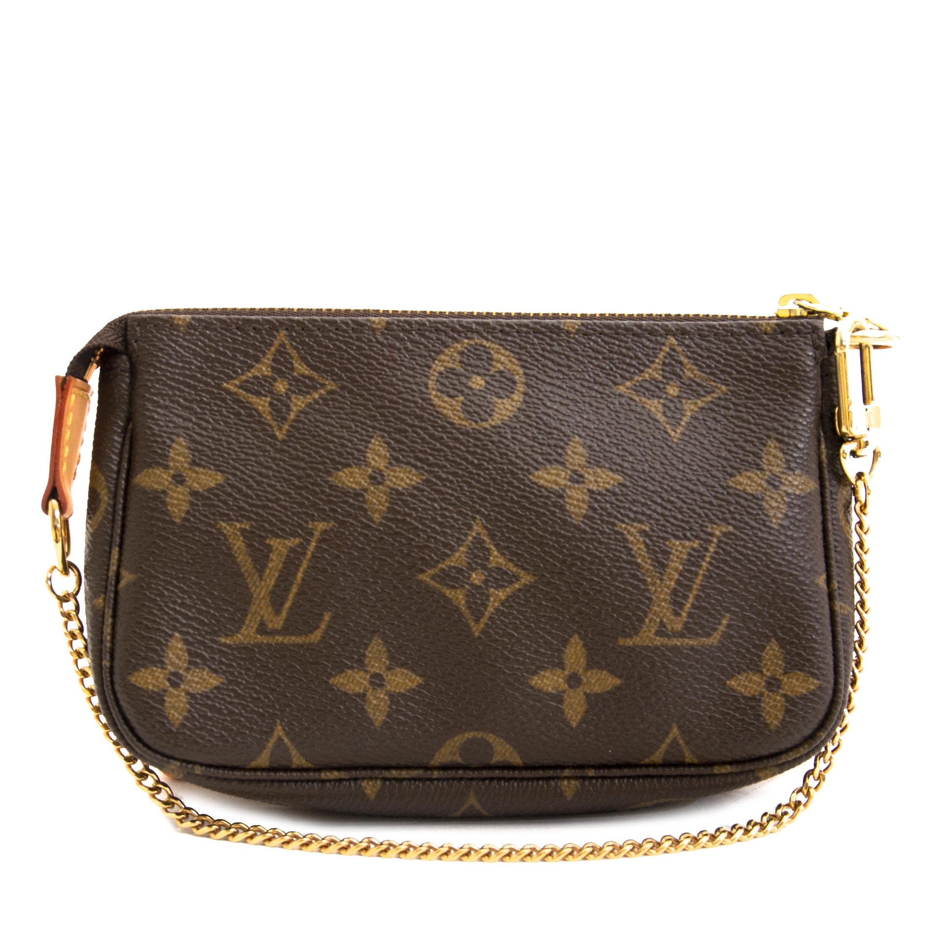 Louis Vuitton Mini Pochette In Monogram Canvas kopen en verkopen aan de beste prijs bij Labellov