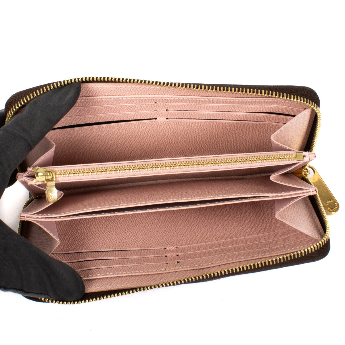 Louis Vuitton Monogram Rose Ballerine Zippy Wallet