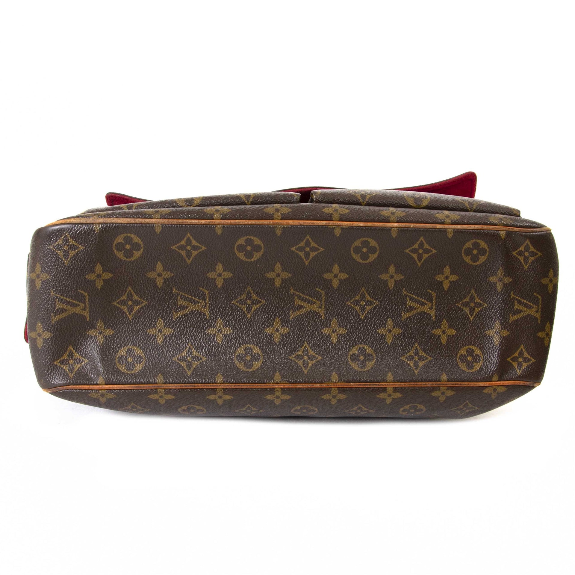 koop veilig online Louis Vuitton Monogram Viva Cite GM Shoulder Bag