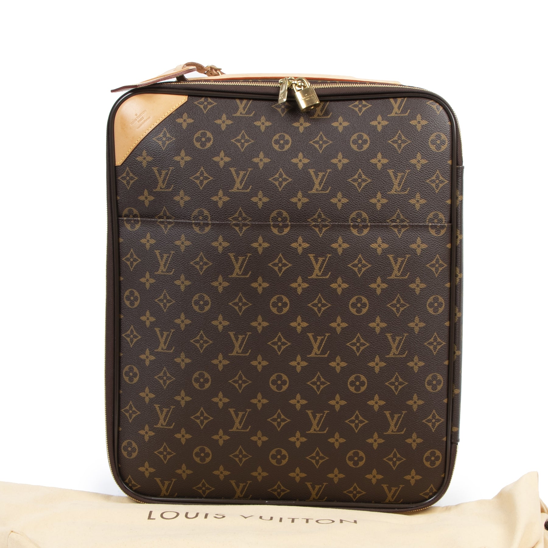 Authentique seconde-main vintage Louis Vuitton Monogram Pegase 45 Suitcase achète en ligne webshop LabelLOV