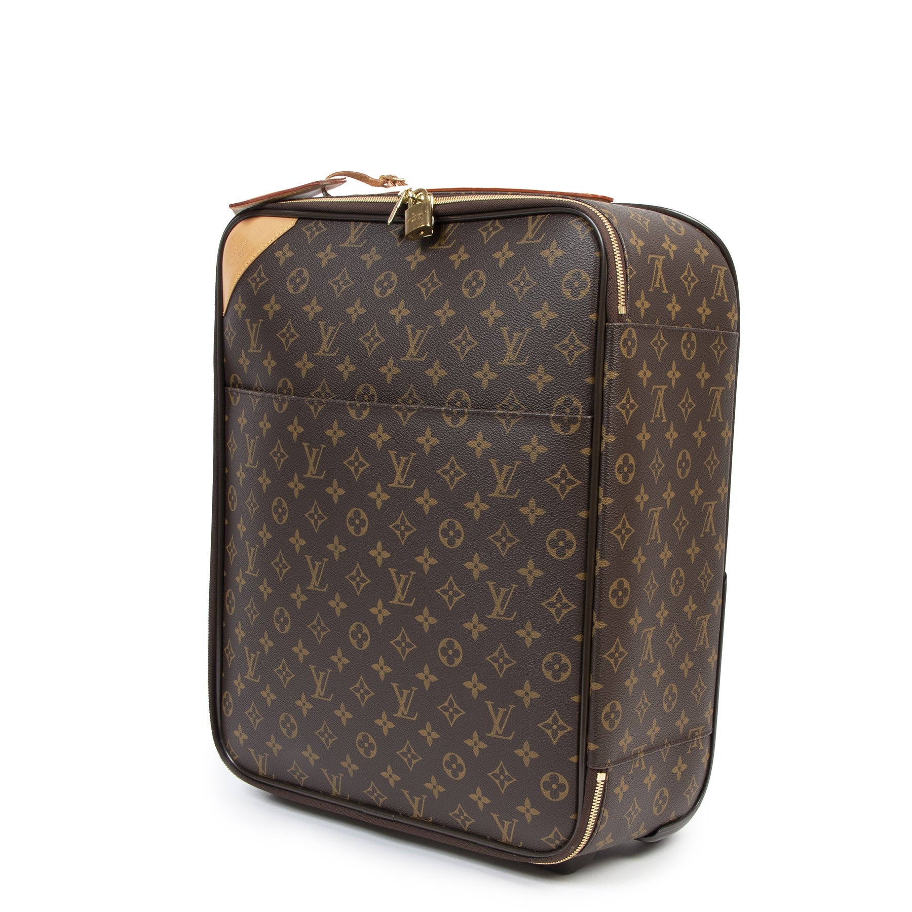 Authentique seconde-main vintage Louis Vuitton Monogram Pegase 45 Suitcase achète en ligne webshop LabelLOV