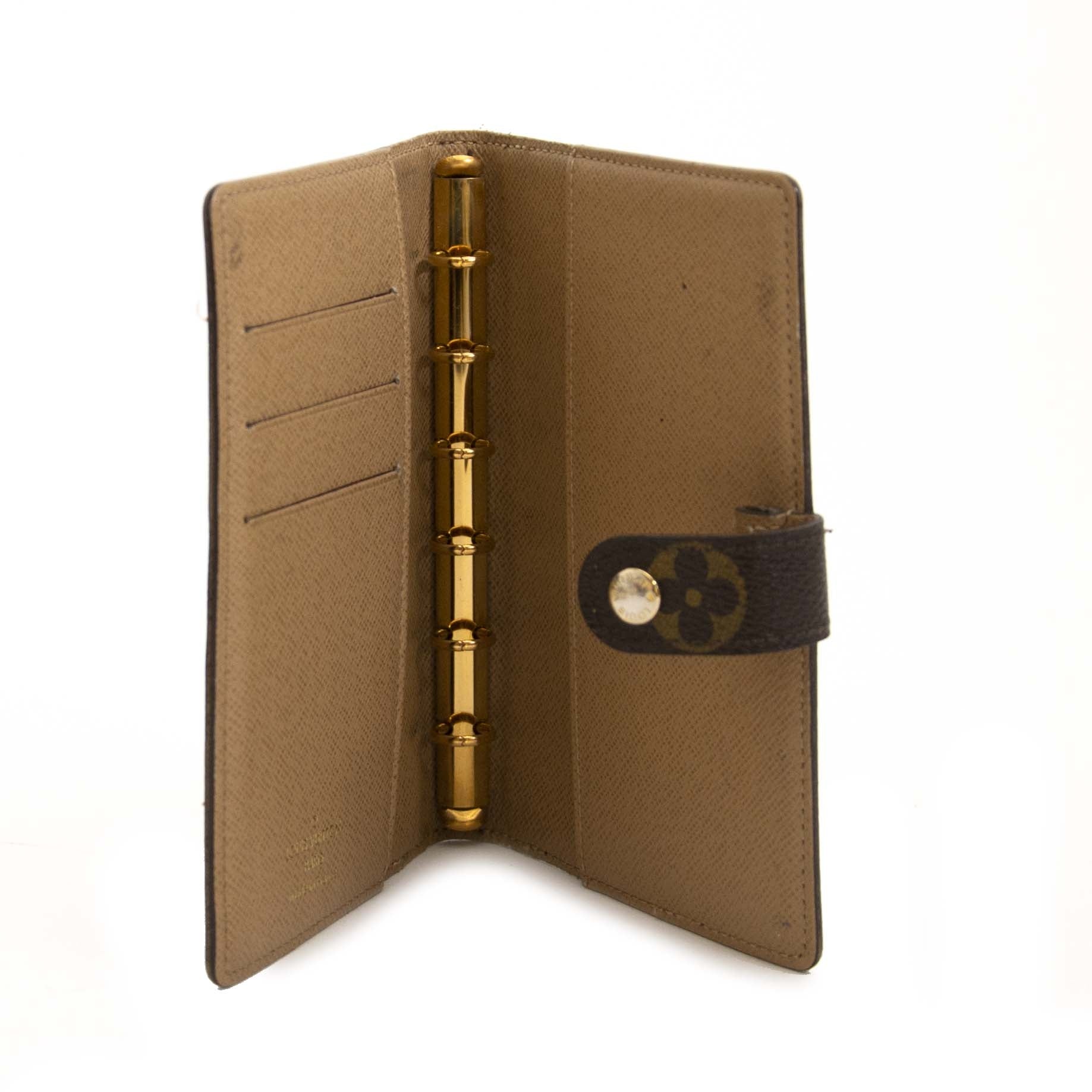 Louis Vuitton Monogram Trunks and Bags Small Ring Agenda Cover now for sale at labellov vintage fashion webshop belgium