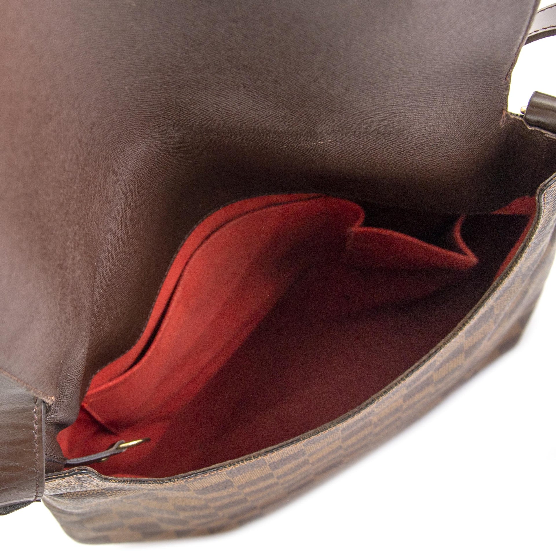 Louis Vuitton Damier Ebene Musette Salsa Bag now for sale at labellov vintage fashion webshop belgium