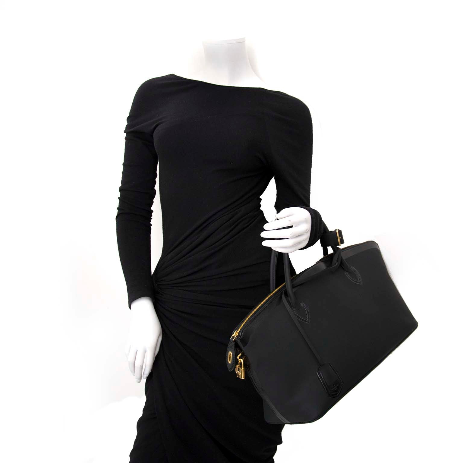 second hande tasche Louis Vuitton Cuir Obsession Lockit East-West Belgie