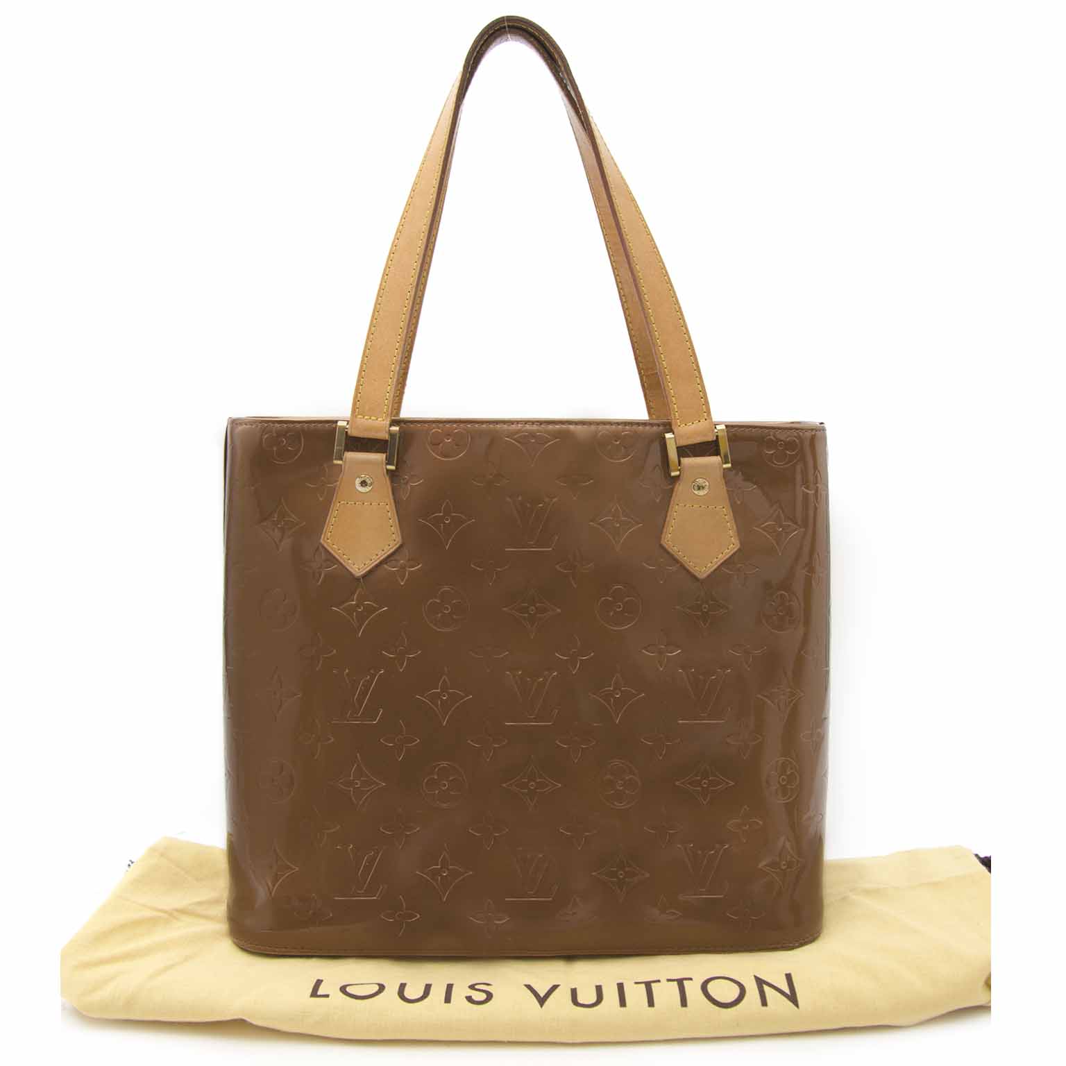 Acheter secur en ligne votre sac Louis Vuitton Houston Vernis Bronze Patent Leather