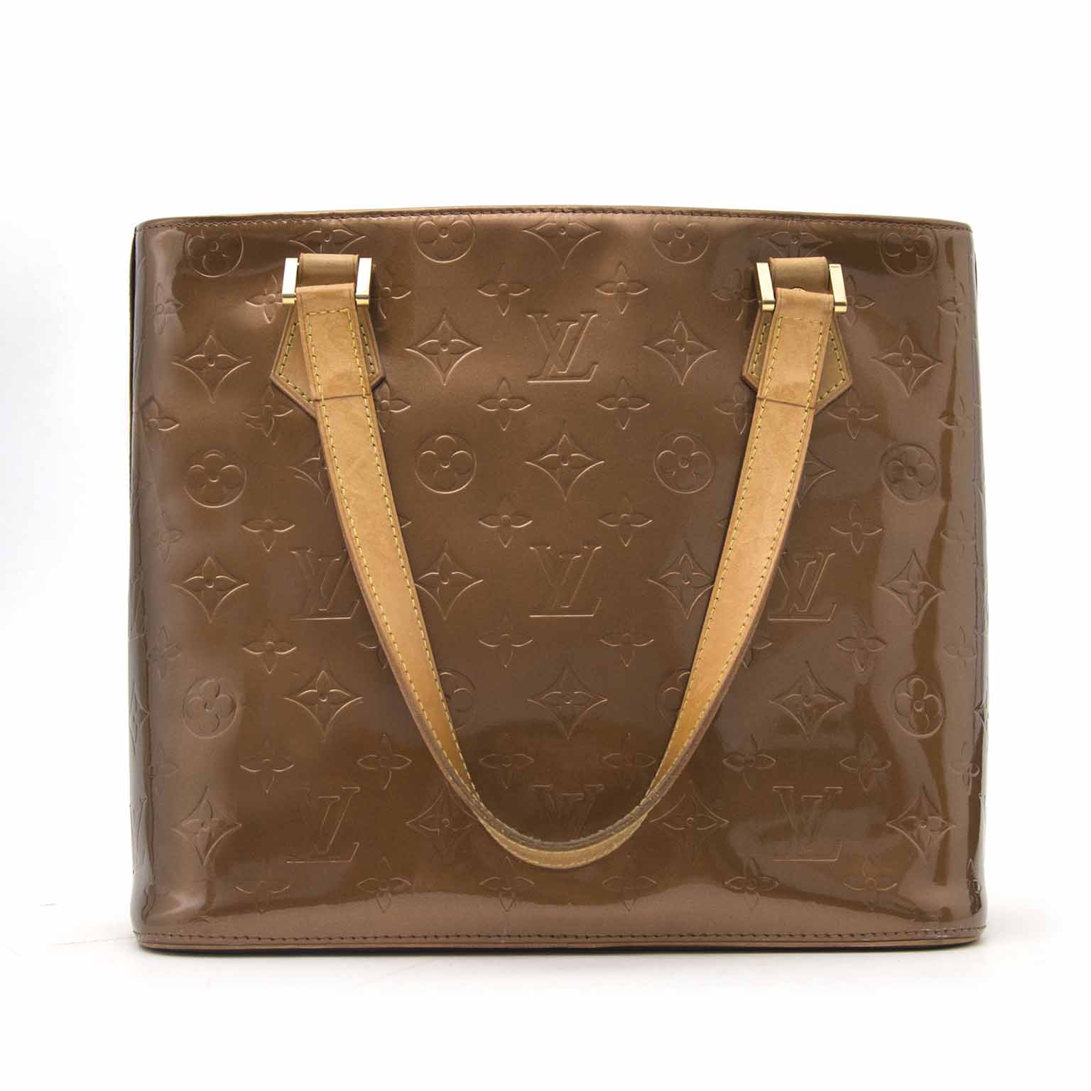 Koop deze authentieke Louis Vuitton Houston Vernis Brons kleurige designer tas Labellov
