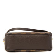 Authentieke tweedehands Louis Vuitton Vintage 1999 Damier Trousse Square Pochette juiste prijs veilig online winkelen LabelLOV webshop luxe merken winkelen Antwerpen België mode fashion