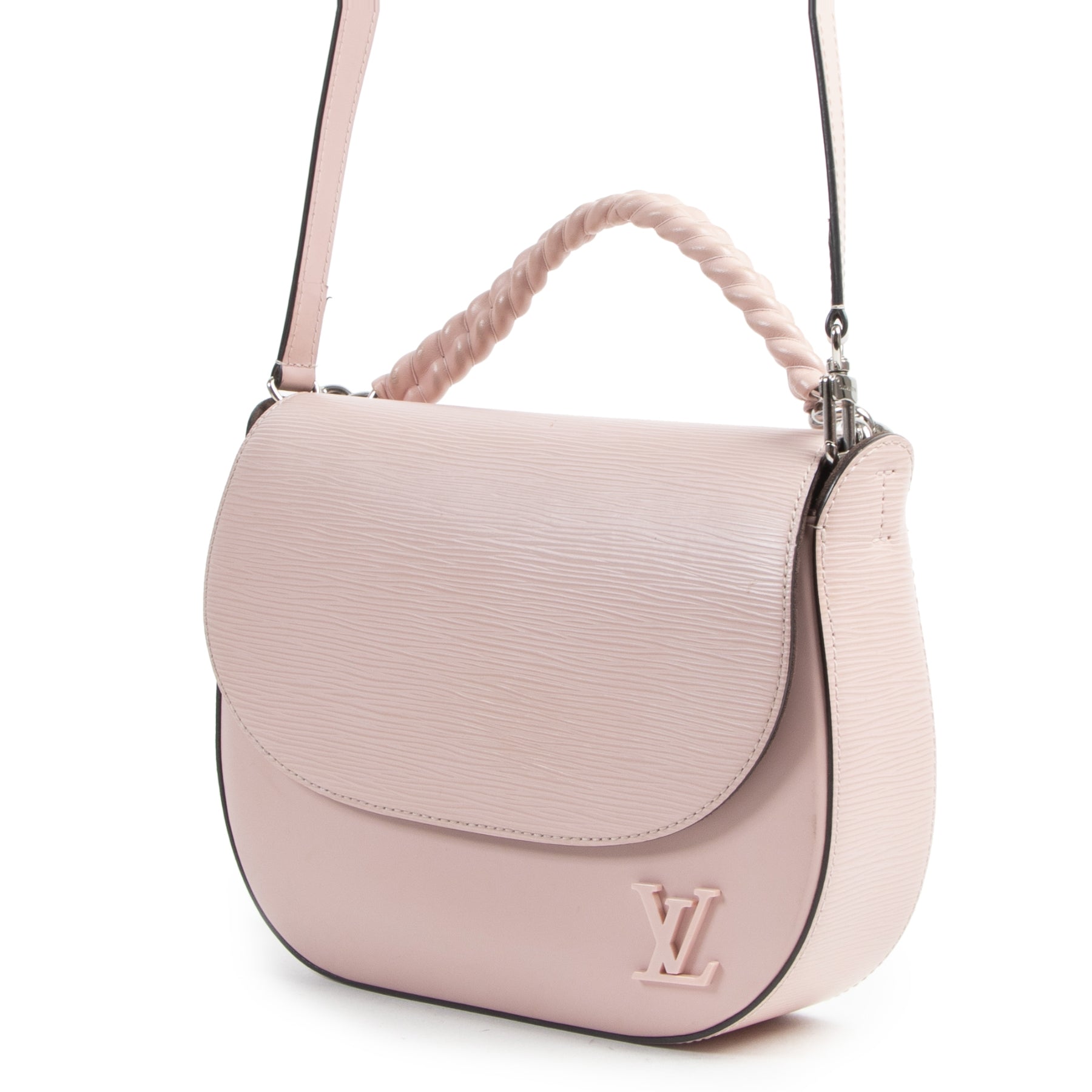 Louis Vuitton Rose Ballerine Epi Luna Bag kopen en verkopen doe je in stijl bij Labellov
