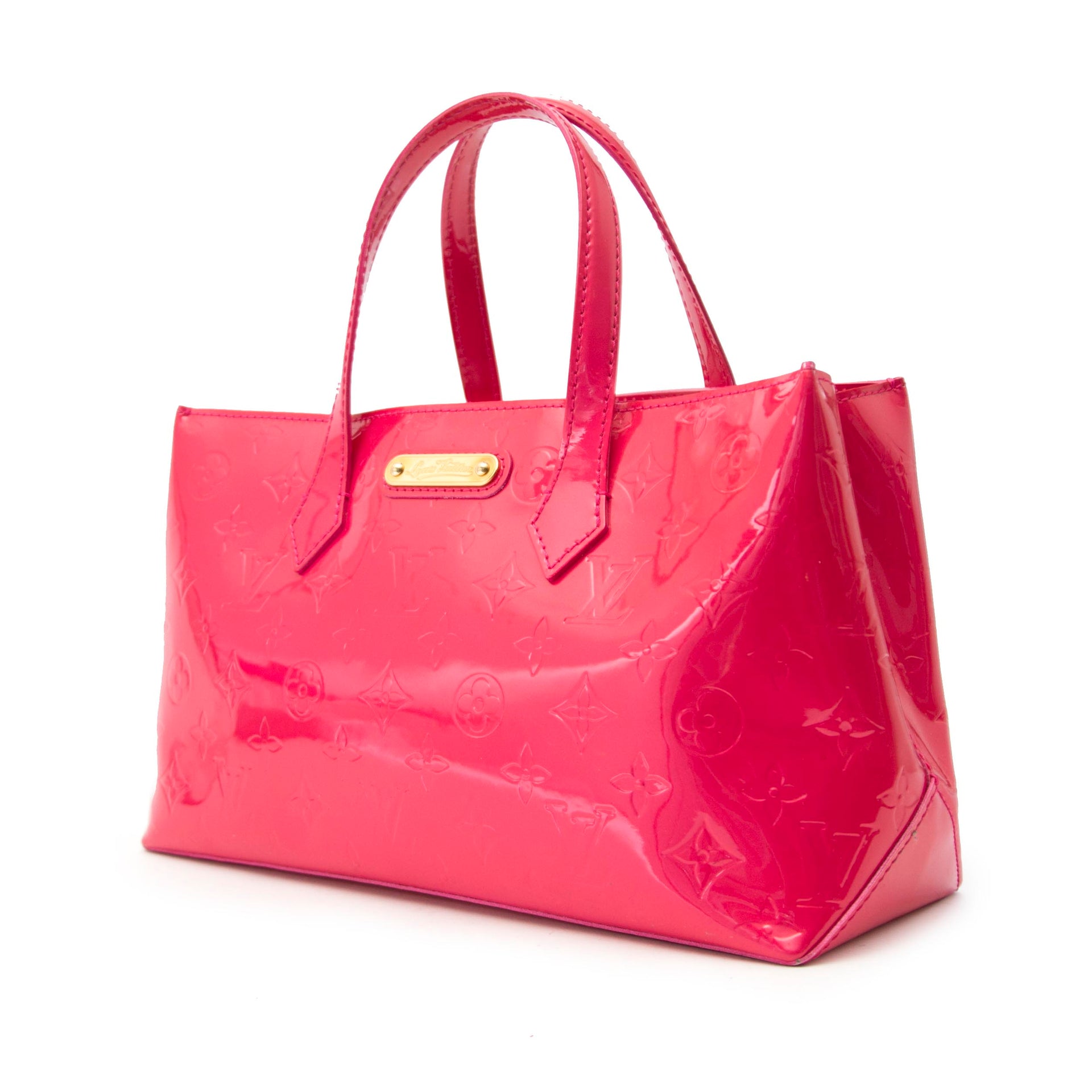Louis Vuitton roze monogram vernis à la vente en ligne chez Labellov