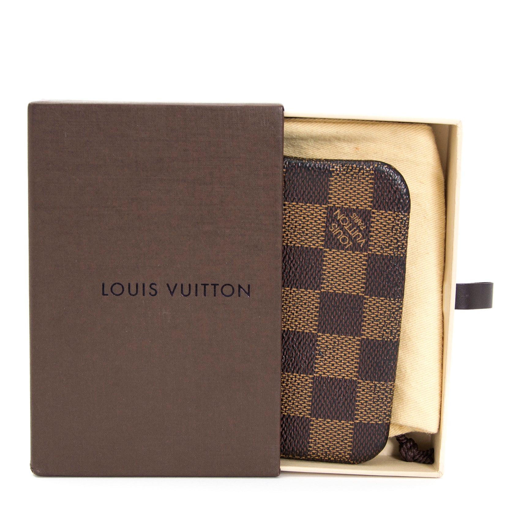 achetez maintenant en ligne votre second main Louis Vuitton Damier Ebene Key Pouch