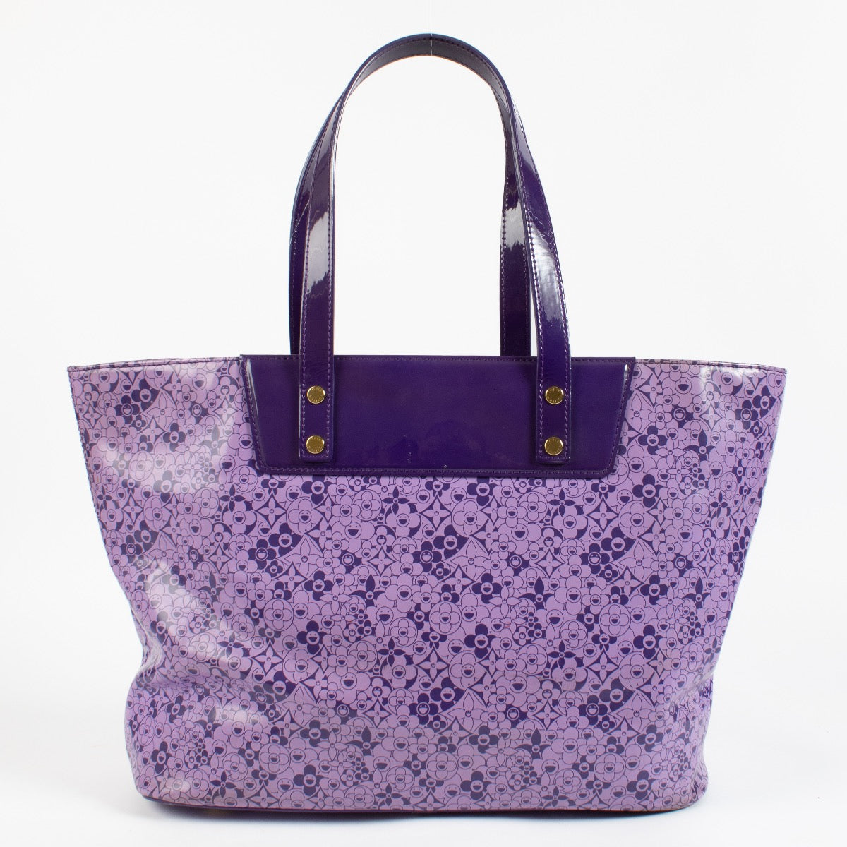 Sac cabas Louis Vuitton Murakami Cosmic de couleur violette