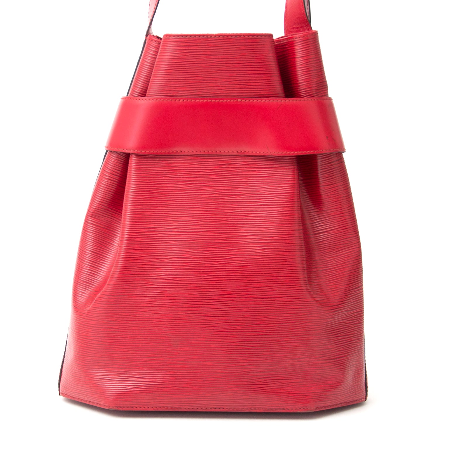 Louis Vuitton Red Epi Noé Bag