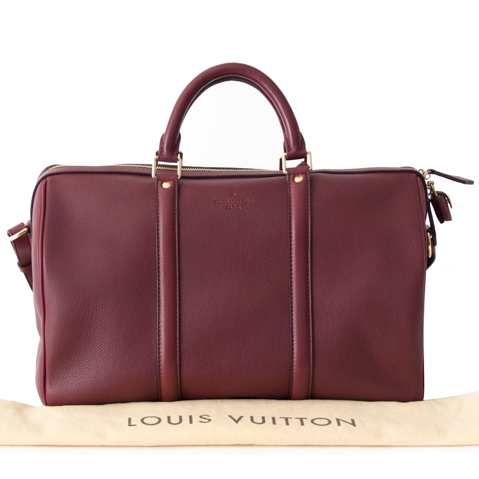 shop safe and secure your designer Louis Vuitton Burgundy SC Bag MM webshop labellov.com europe , worldwide shipping