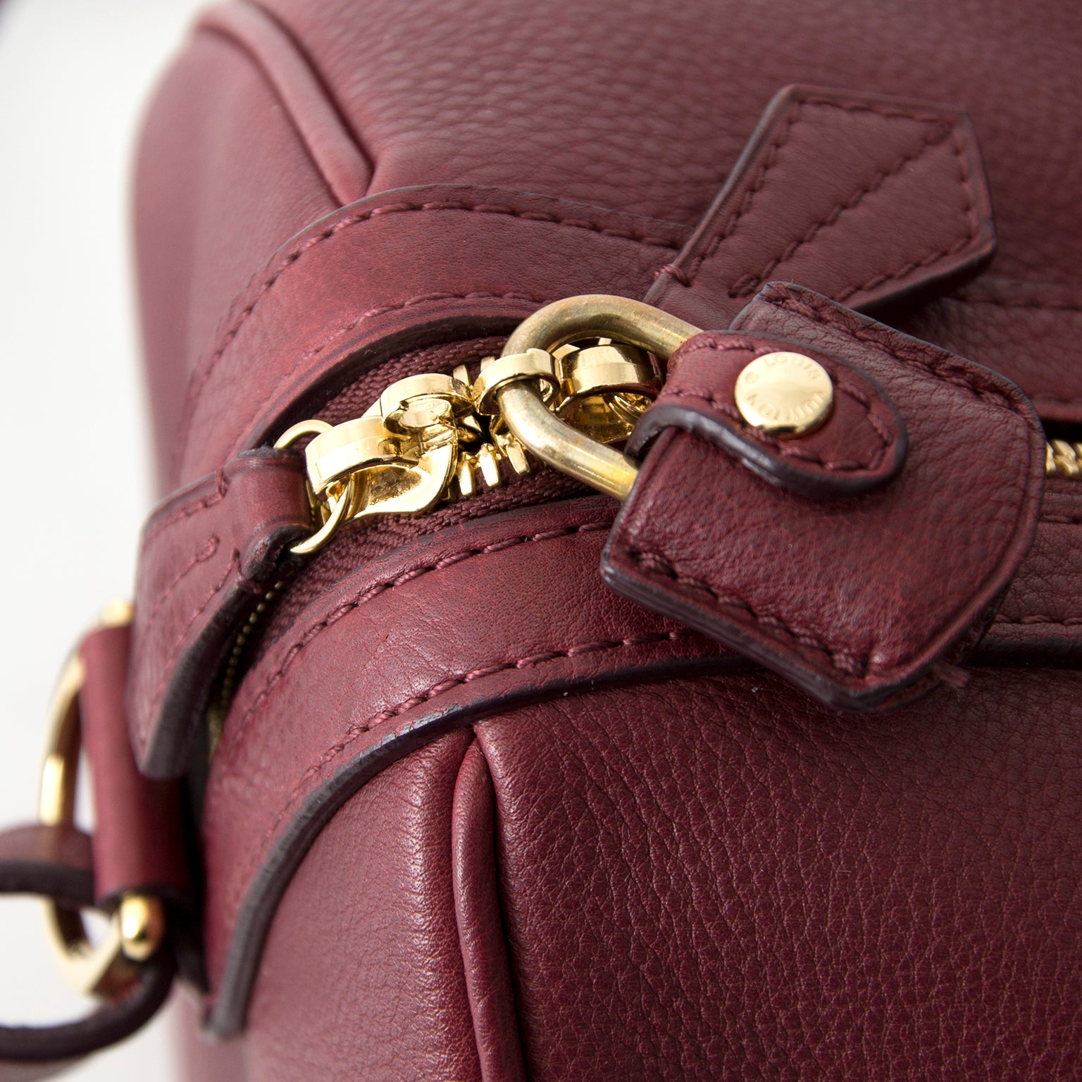 buy safe online secondhand 100% authentic designer limited Louis Vuitton Burgundy Sofia Coppola SC Bag MM eshop labellov.com