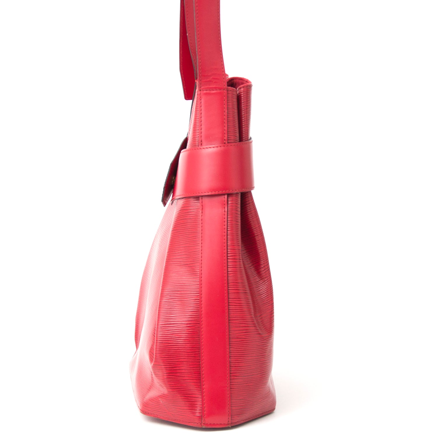 Louis Vuitton Red Epi Noé Bag