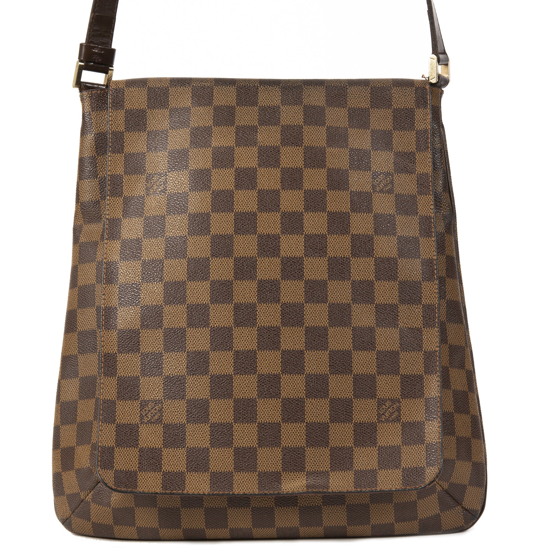 acheter en ligne seconde main Louis Vuitton Damier Ebene Musette Salsa Bag
