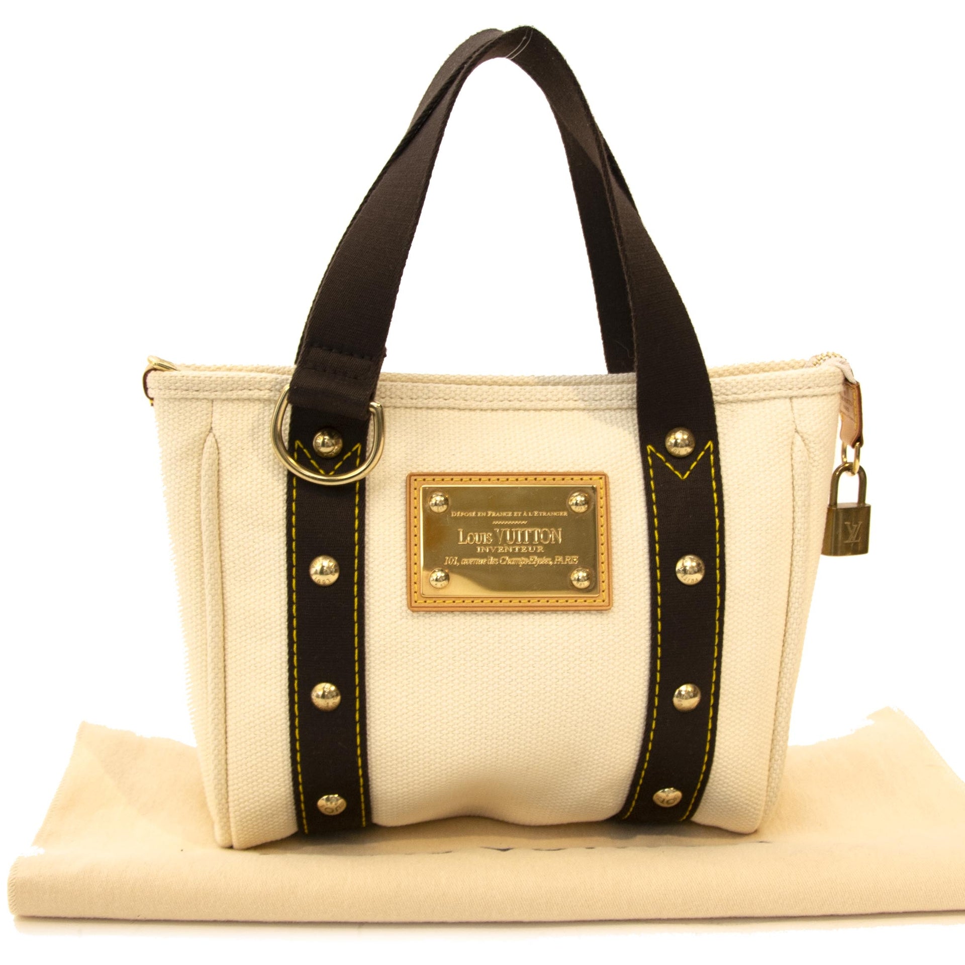 Buy and sell 100% authentic Louis Vuitton Toile Canvas Antigua Cabas PM for the best price