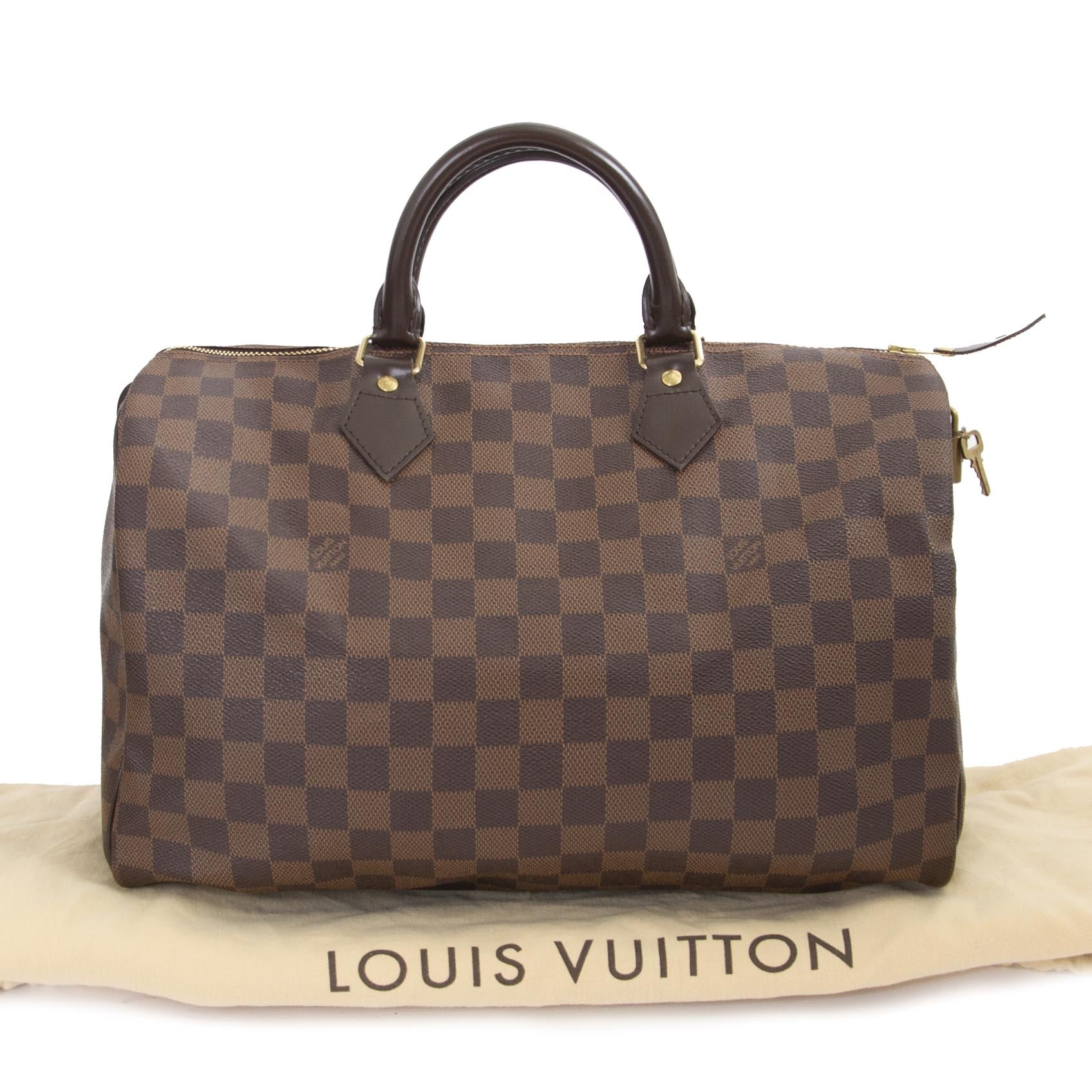 louis vuitton damier speedy 35 nu te koop bij labellov vintage mode webshop belgië
