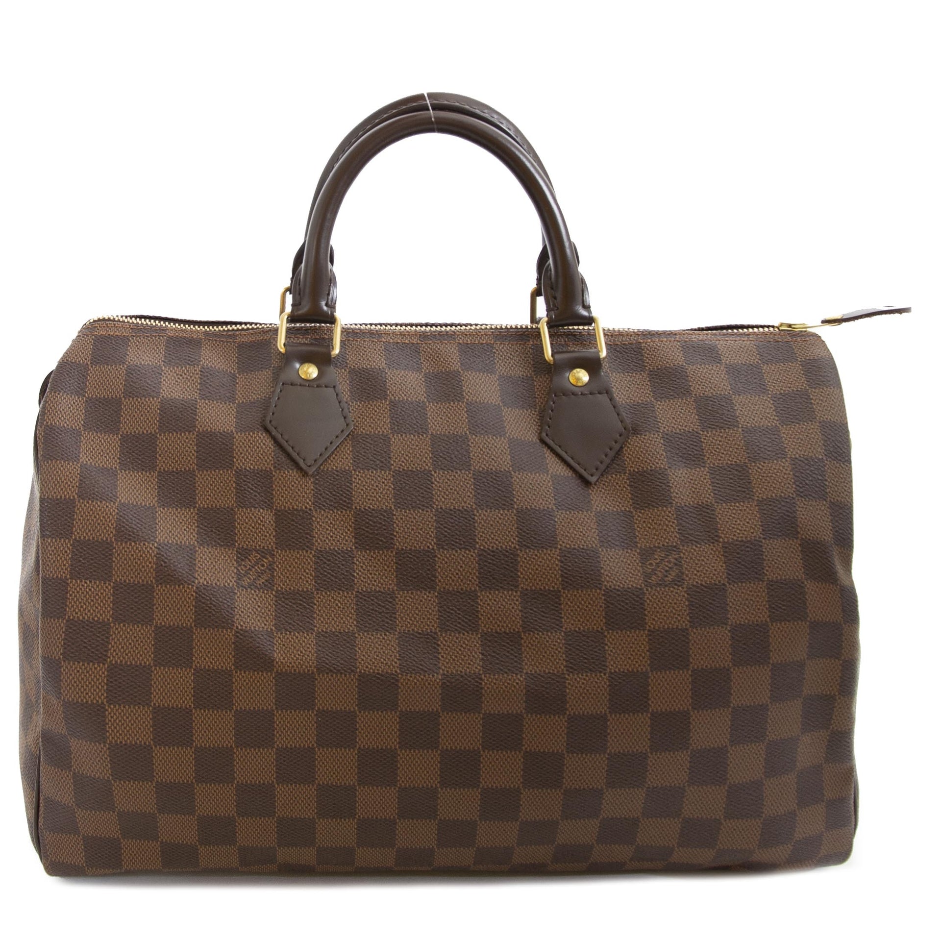 Louis Vuitton Damier Speedy 35 now for sale at labellov vintage fashion webshop belgium