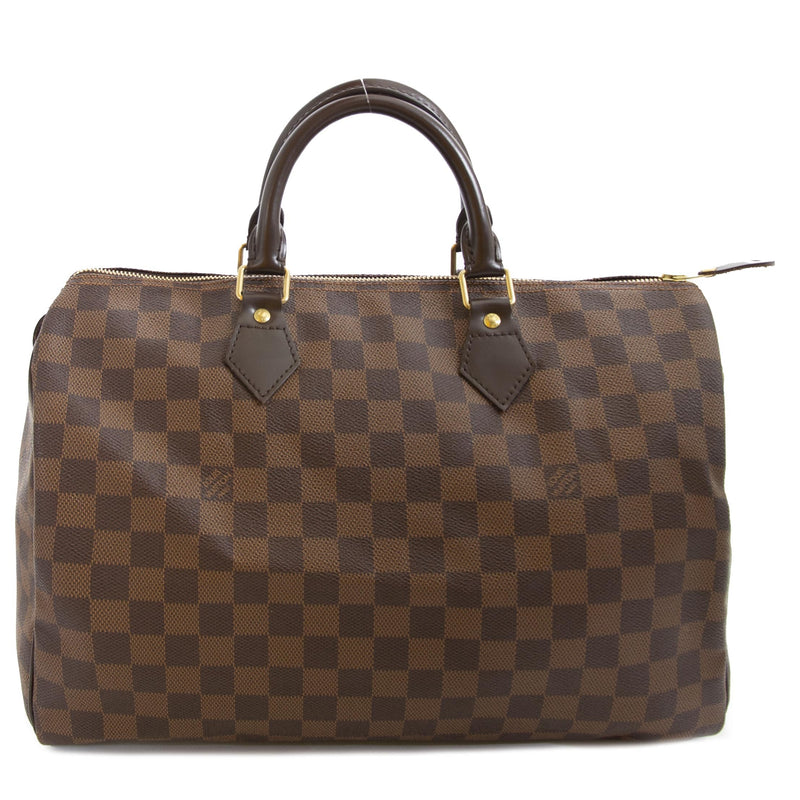 Louis Vuitton Damier Speedy 35 now for sale at labellov vintage fashion webshop belgium