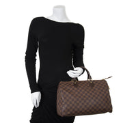Louis Vuitton Damier Speedy 35 now for sale at labellov vintage fashion webshop belgium